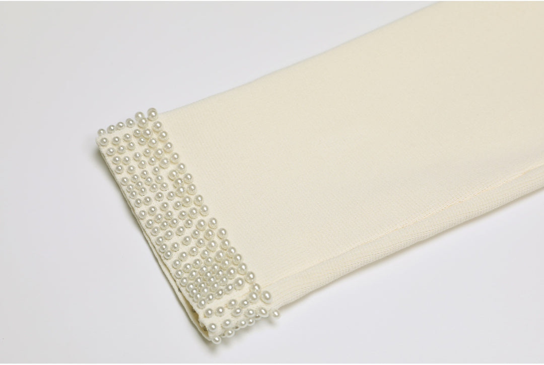 Haut à manches évasées plissées et ensemble jupe longue avec ceinture à la taille – Rosiny 