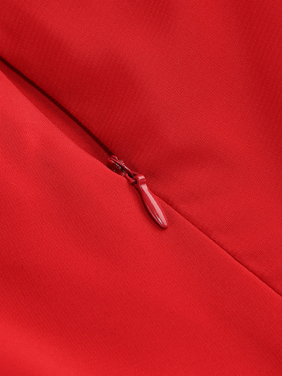 Bloom Couture Maxi Dress - Scarlet