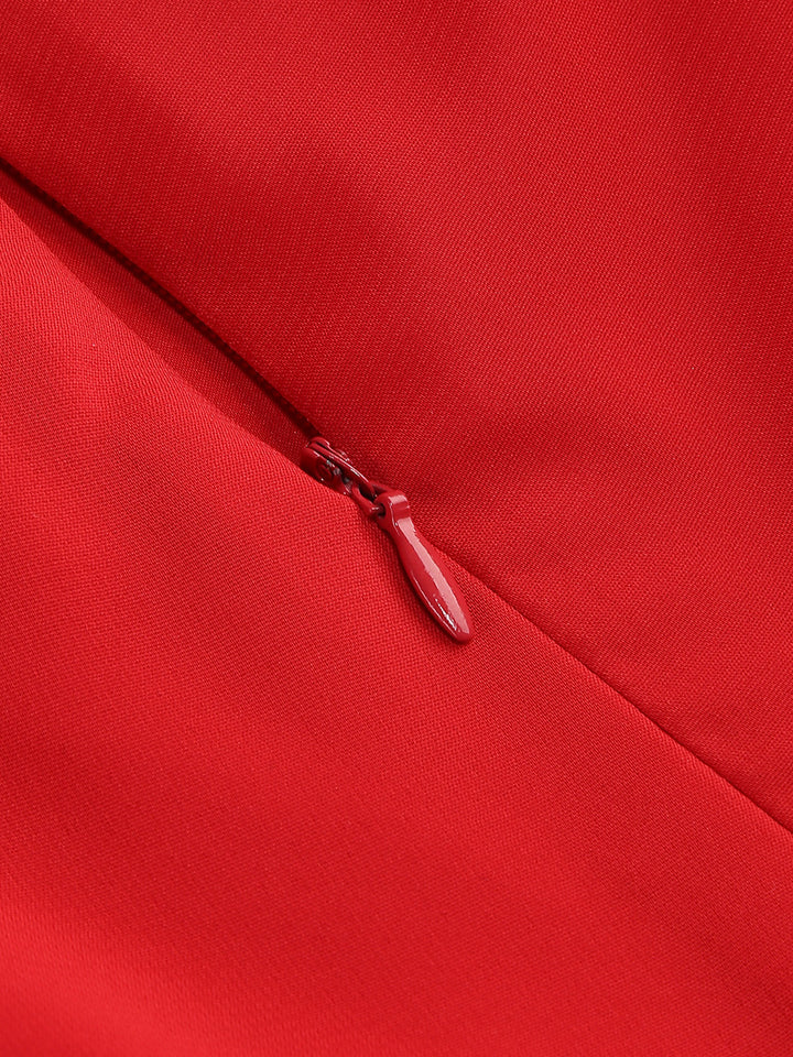 Bloom Couture Maxi Dress - Scarlet