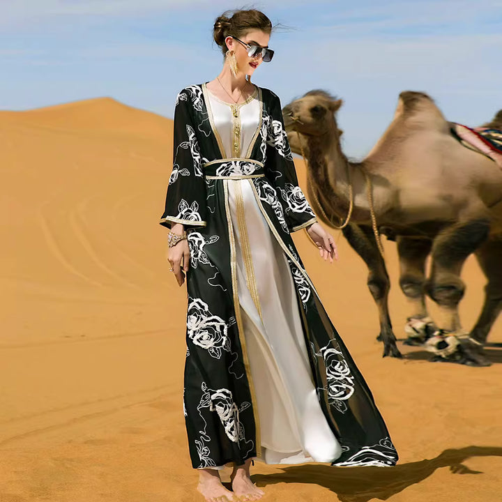 فستان ماكسي أنيق بأكمام طويلة – إيلارا