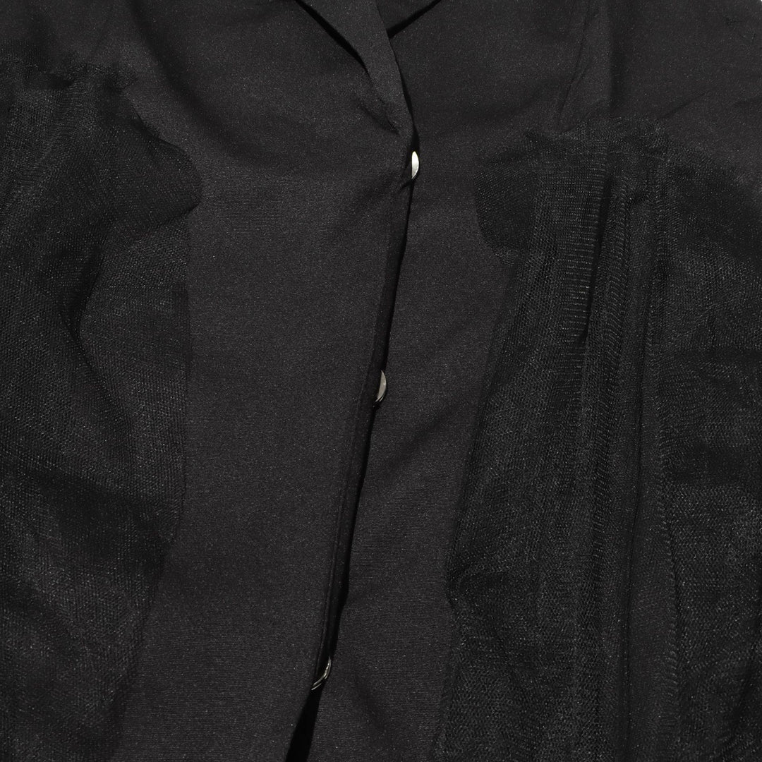 Plissiertes Oberteil mit ausgestellten Ärmeln und Maxirock-Set mit Taillengürtel – Rosiny 