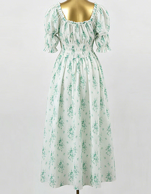 Mint Blossom Smocked Maxi Dress - Delight
