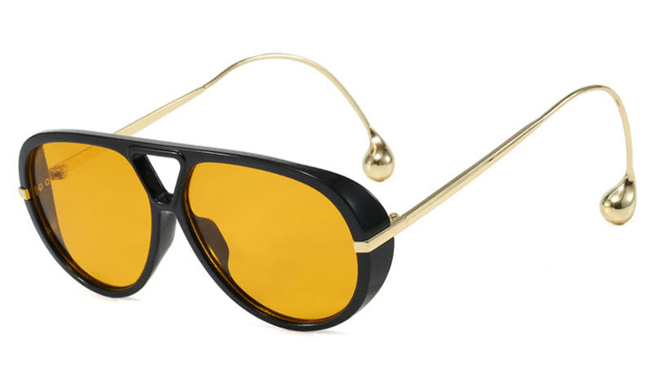 aviator sunglasses with teardrop temples - SOLARISUX