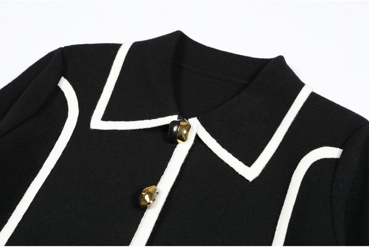 Plissiertes Oberteil mit ausgestellten Ärmeln und Maxirock-Set mit Taillengürtel – Rosiny 