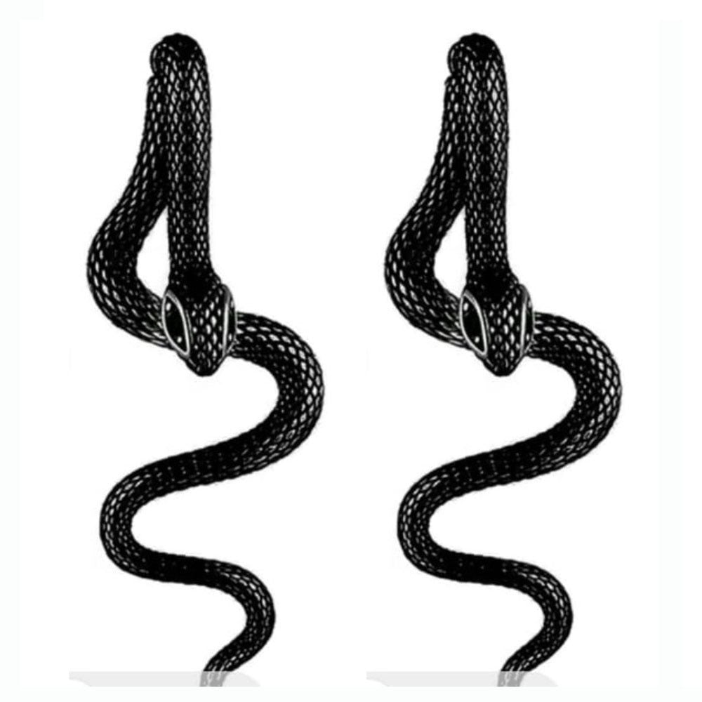 Dubbelgelaagde gestructureerde hoepeloorbellen met gegraveerd detail – Akoma 