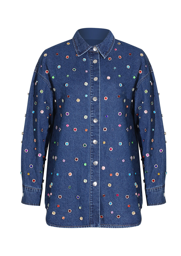 Haut à manches évasées plissées et ensemble jupe longue avec ceinture à la taille – Rosiny 