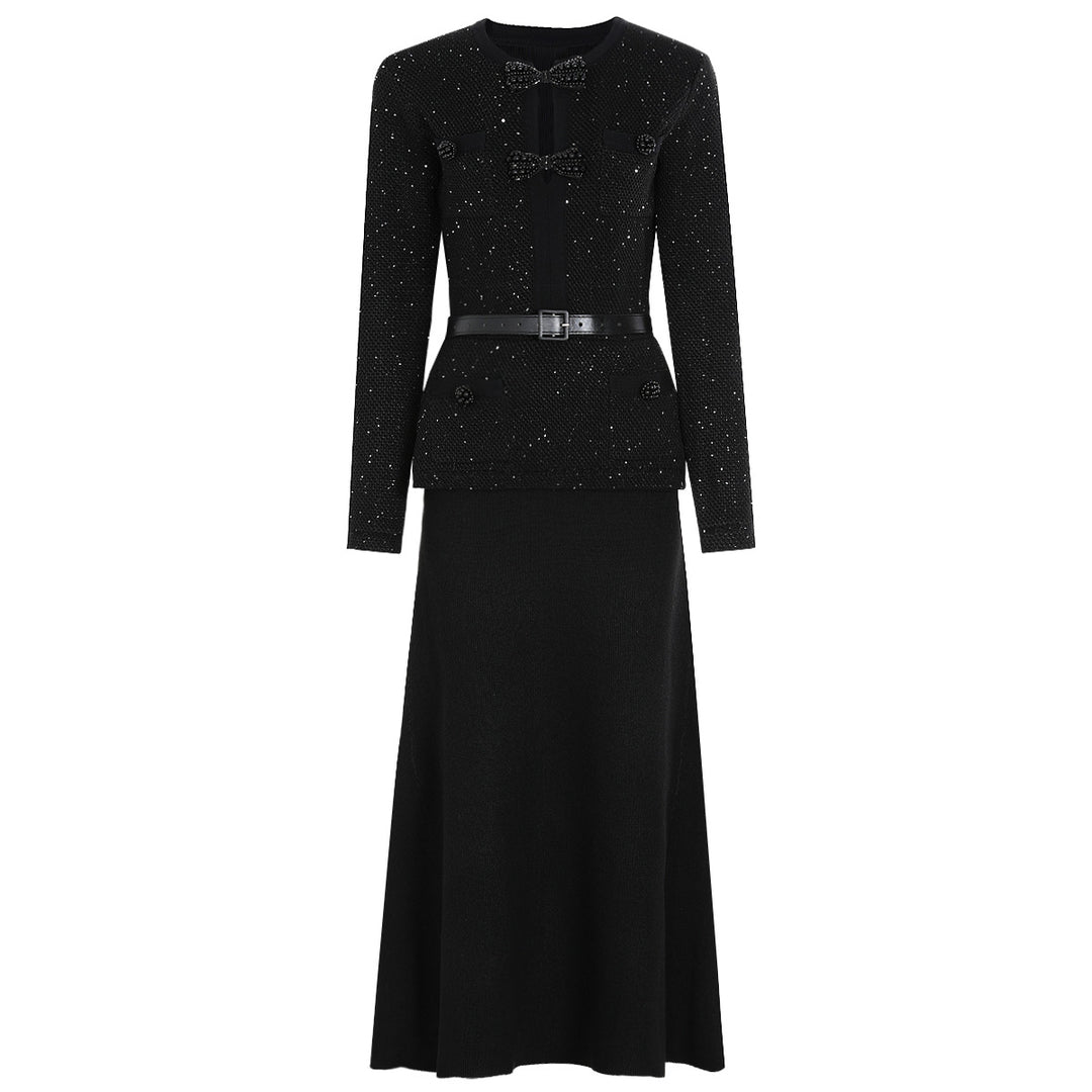 Refined Couture Dress with Sculpted Silhouette – AURELIA