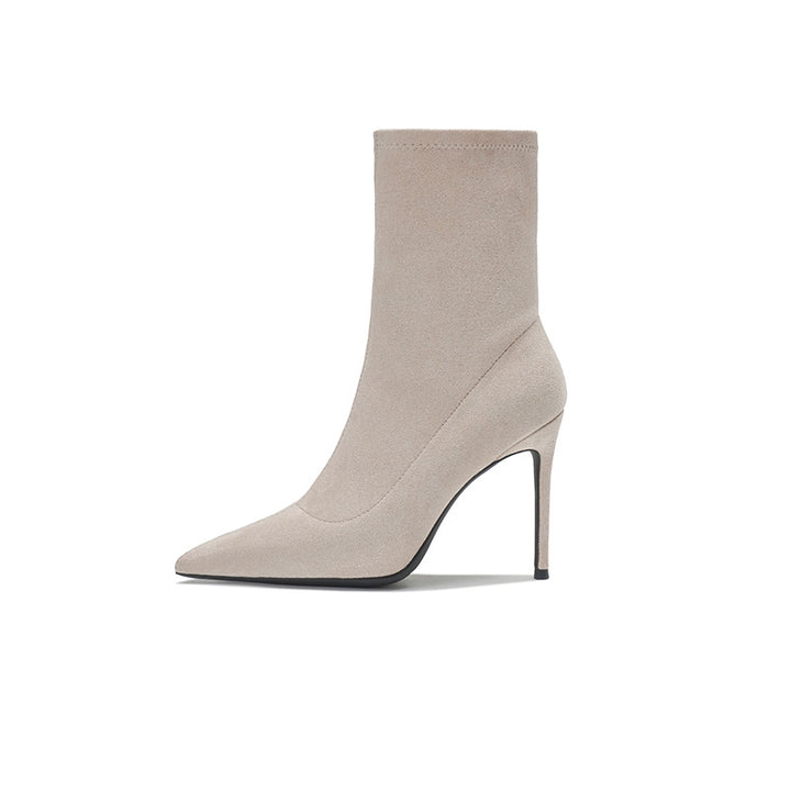 pointed-toe ankle boots with stiletto heel – ARIANZWY +1