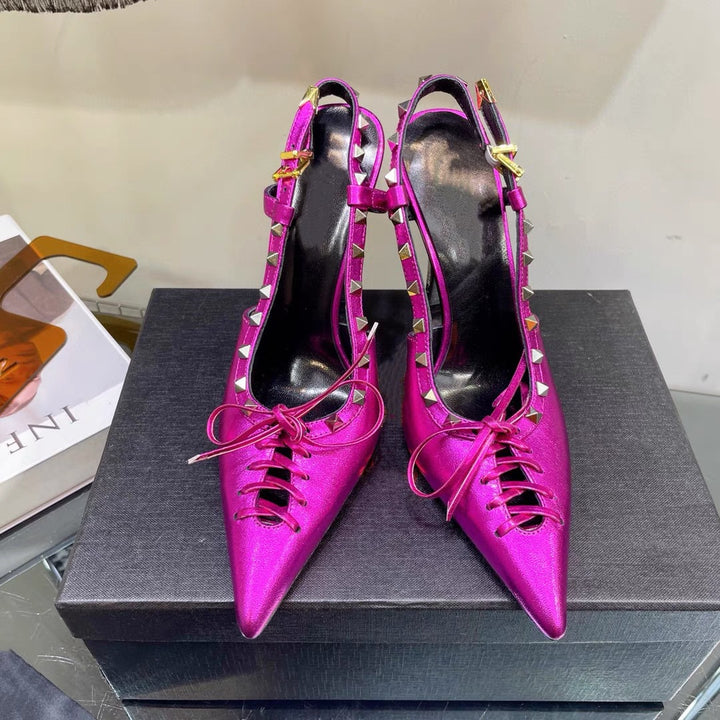 Geplooide top met uitlopende mouwen en maxi-rok set met tailleband – Rosiny 