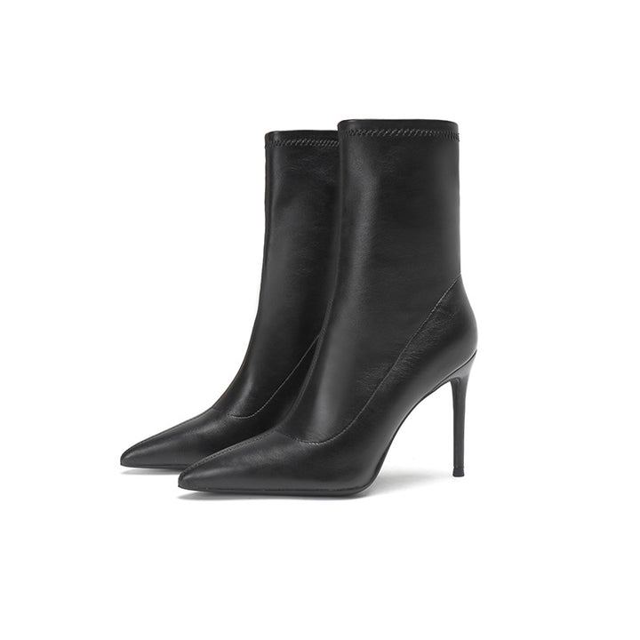 pointed-toe ankle boots with stiletto heel – ARIANZWY +1