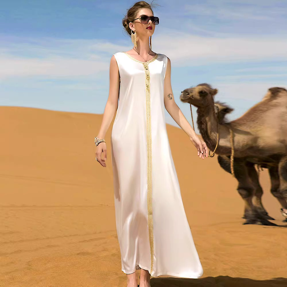فستان ماكسي أنيق بأكمام طويلة – إيلارا