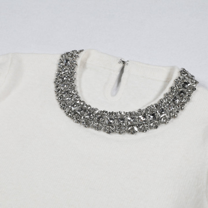 Plissiertes Oberteil mit ausgestellten Ärmeln und Maxirock-Set mit Taillengürtel – Rosiny 