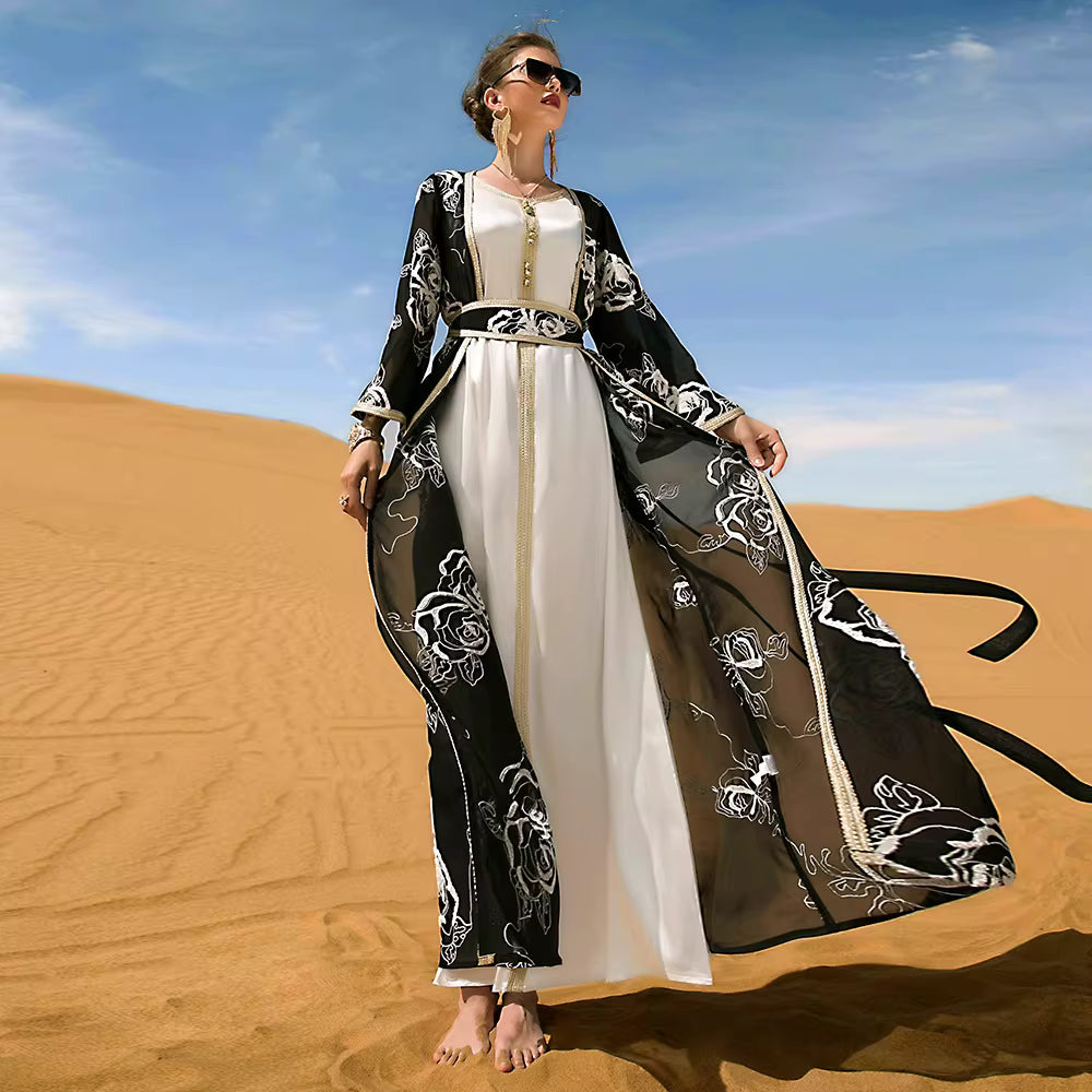 فستان ماكسي أنيق بأكمام طويلة – إيلارا