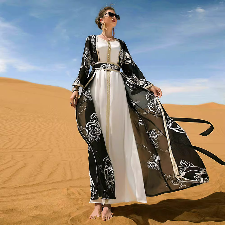 فستان ماكسي أنيق بأكمام طويلة – إيلارا