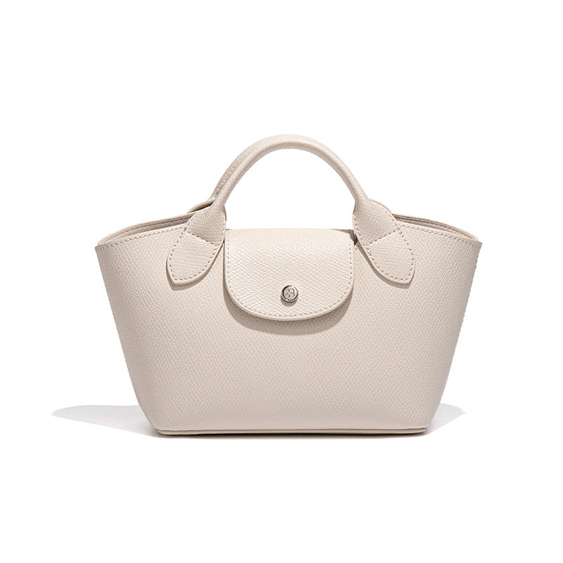 Mini Elegant Top Handle Bag – IVORY