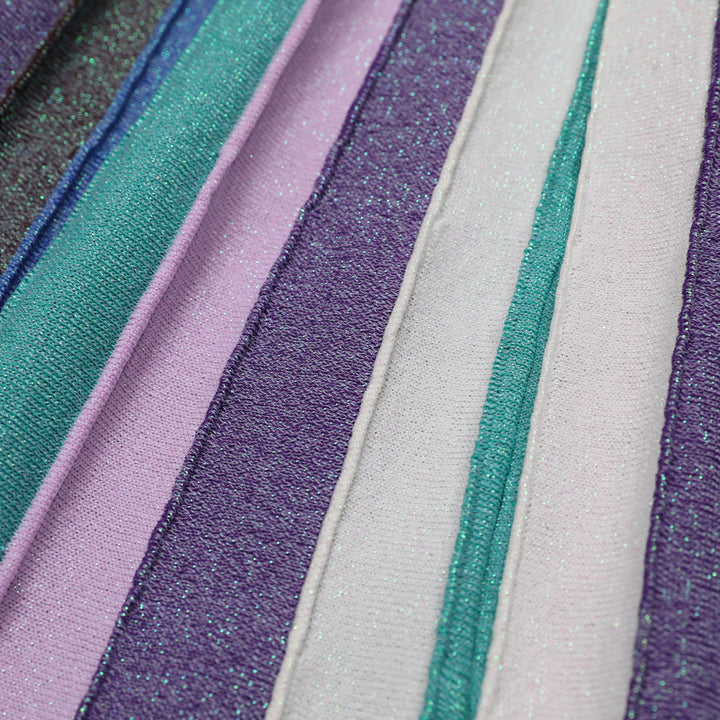 striped sleeveless maxi dress with fitted bodice – SIENNALZI