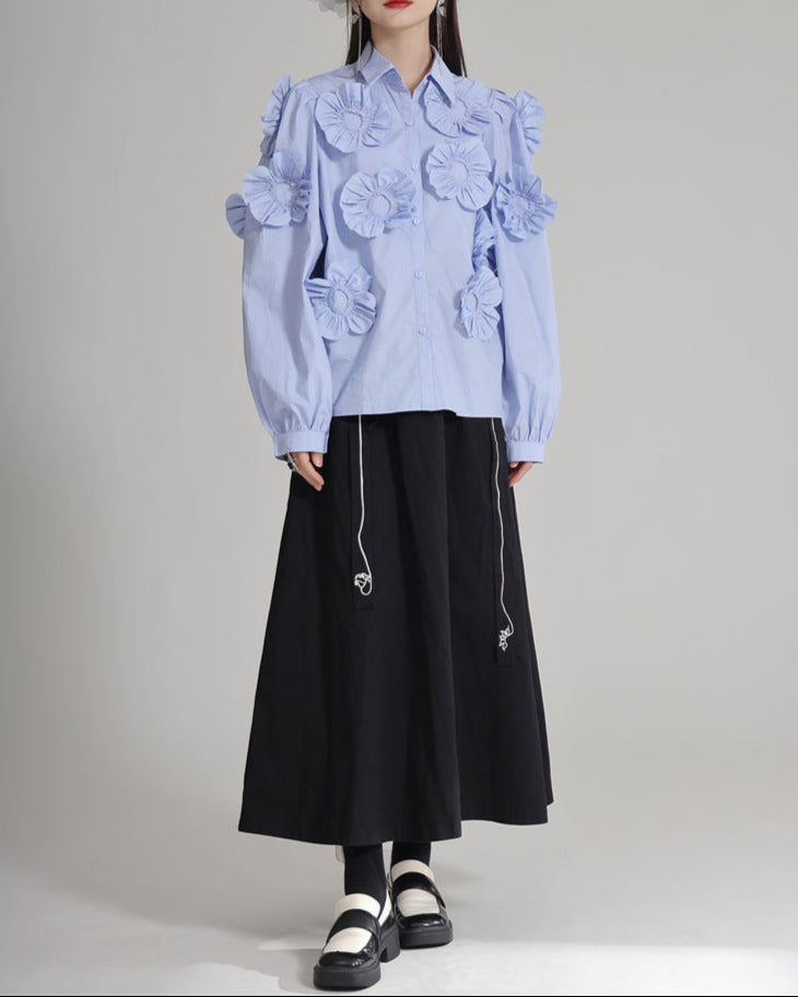 Dubbelgelaagde gestructureerde hoepeloorbellen met gegraveerd detail – Akoma 