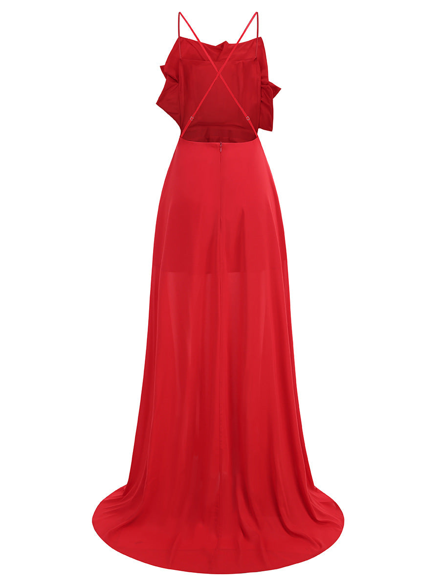 Bloom Couture Maxi Dress - Scarlet