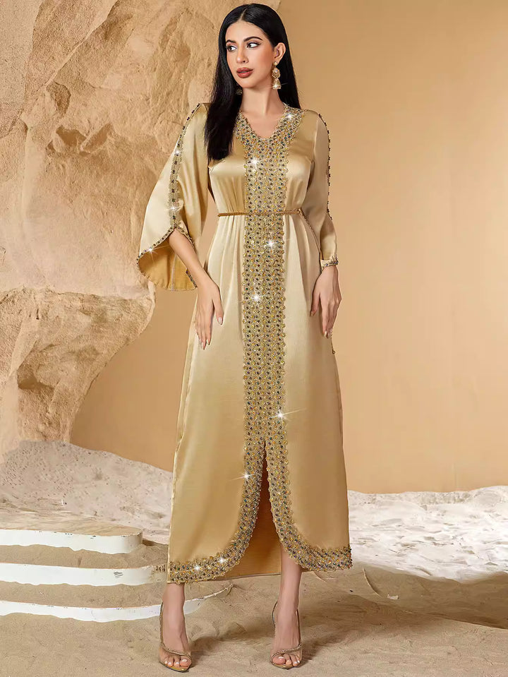 فستان ماكسي أنيق بأكمام طويلة – ليريا