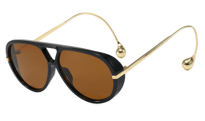 aviator sunglasses with teardrop temples - SOLARISUX