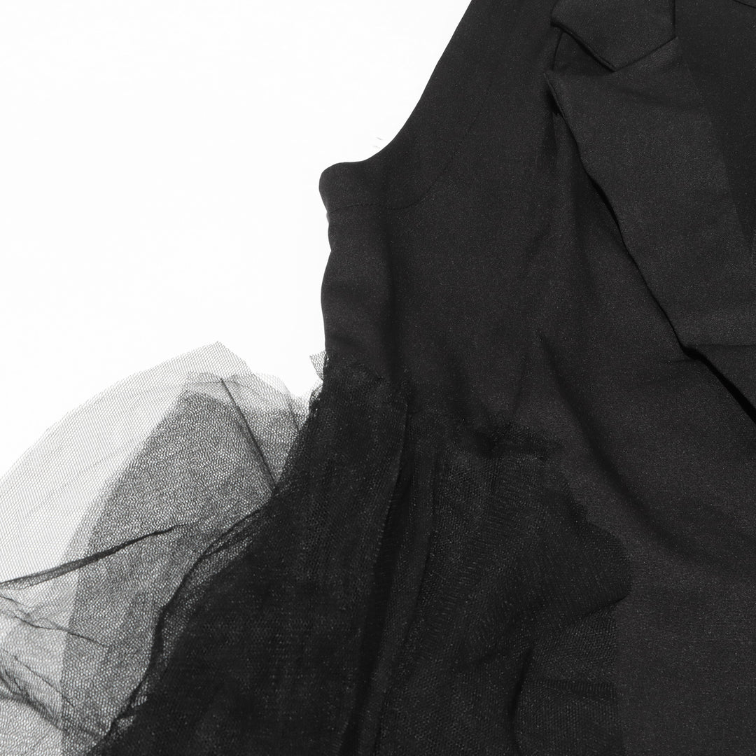 Plissiertes Oberteil mit ausgestellten Ärmeln und Maxirock-Set mit Taillengürtel – Rosiny 