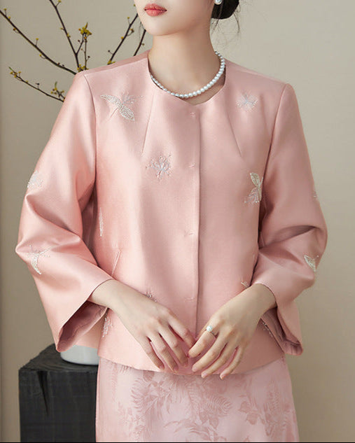 جاكيت مطرز بأكمام واسعة – إليوراب