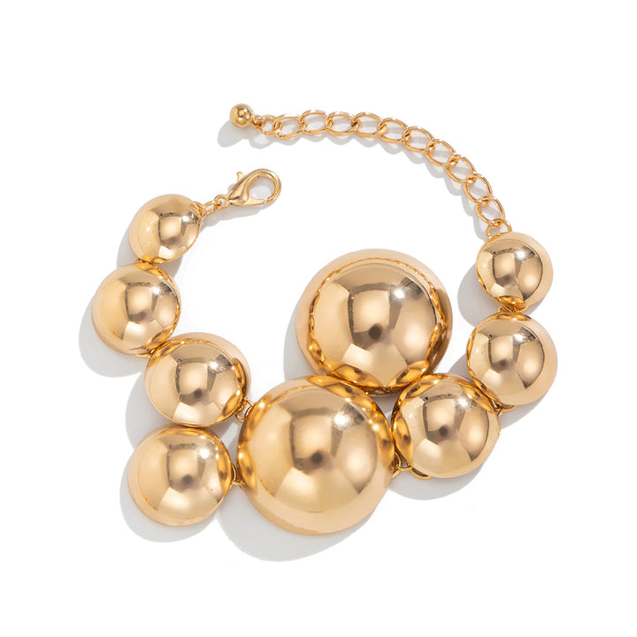 Chunky bubble bracelet with glossy finish - Suptra