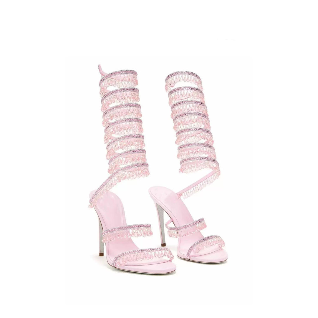 Geplooide top met uitlopende mouwen en maxi-rok set met tailleband – Rosiny 