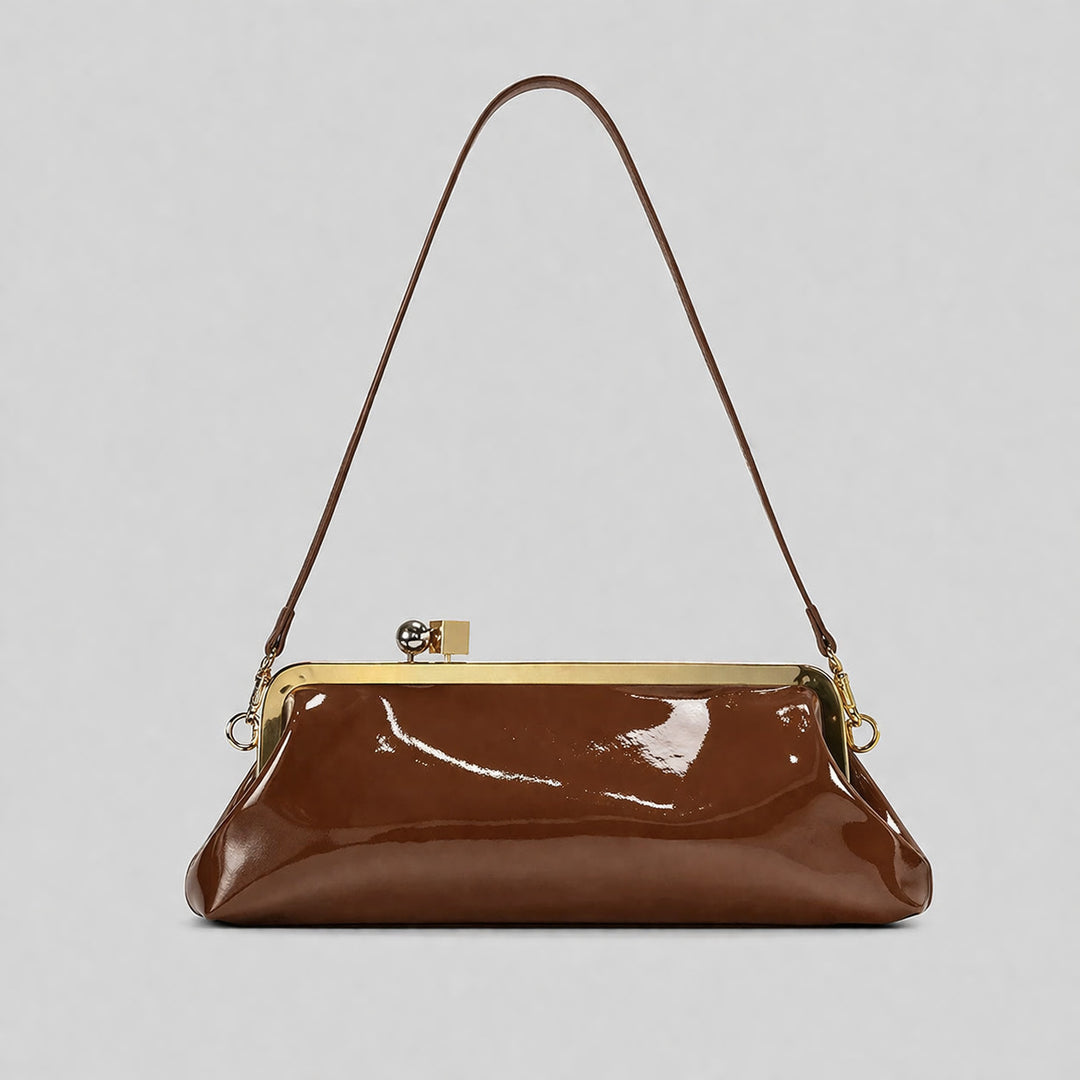 Luxury Gold Frame Clutch Shoulder Bag-TIAMMO