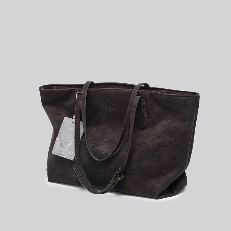 Vintage Leather Tote Bag - Everyday
