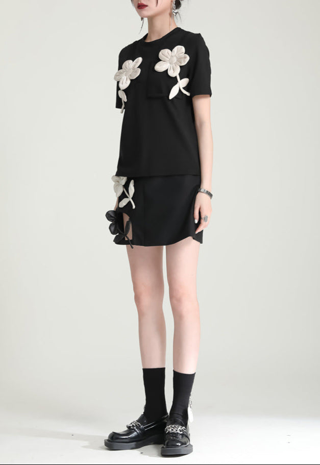 robe midi évasée sans manches avec ceinture chaîne - CELIAV 