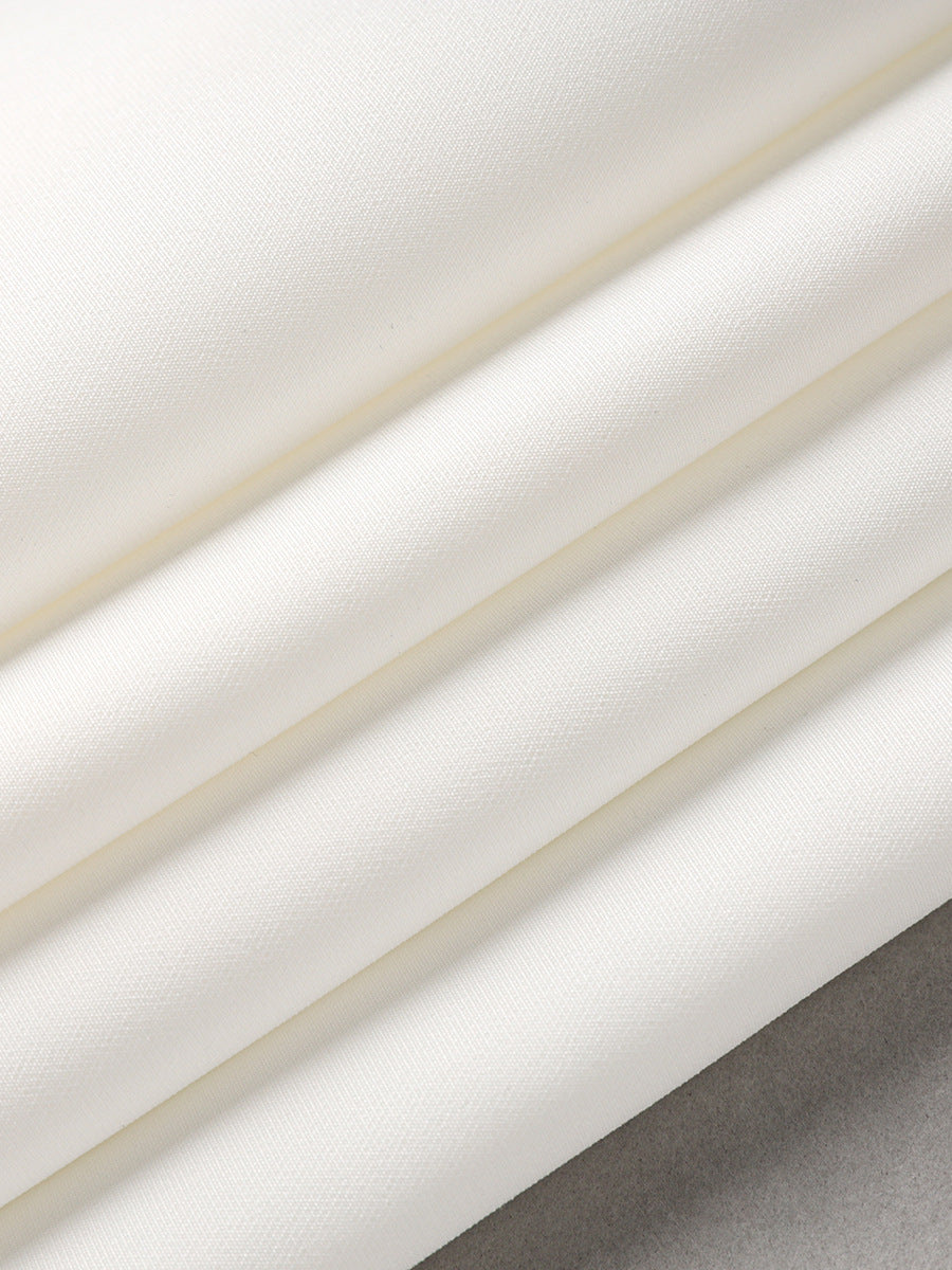 driekwart mouw overslagjurk met pailletten revers en bloemenapplicatie – ALINA 