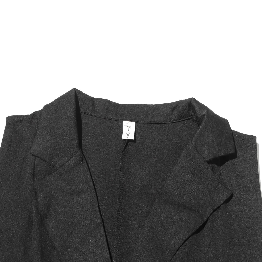 Plissiertes Oberteil mit ausgestellten Ärmeln und Maxirock-Set mit Taillengürtel – Rosiny 