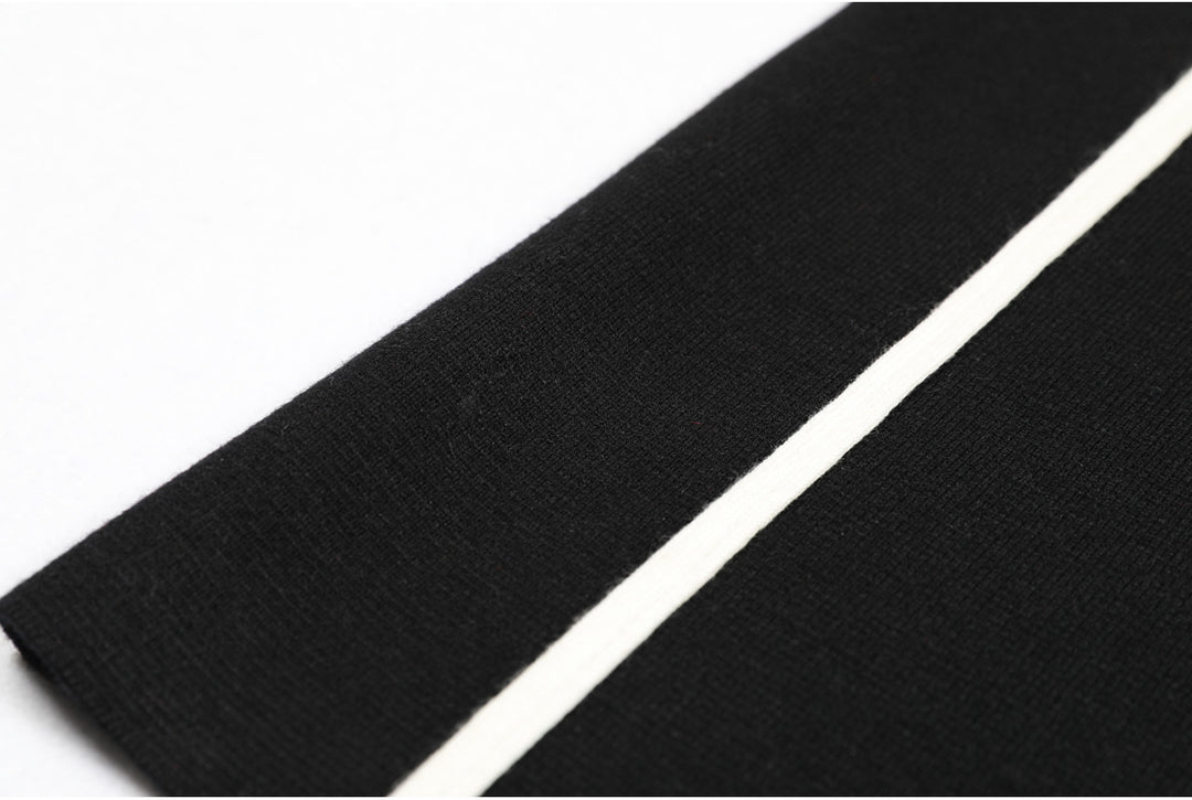 Plissiertes Oberteil mit ausgestellten Ärmeln und Maxirock-Set mit Taillengürtel – Rosiny 