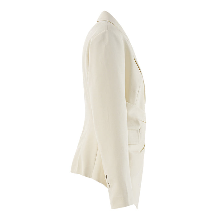Asymmetrical belted blazer - Elinuty