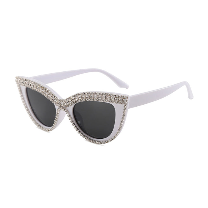 Diamond Luxe Cat-Eye Sunglasses – CRYSTALLINE
