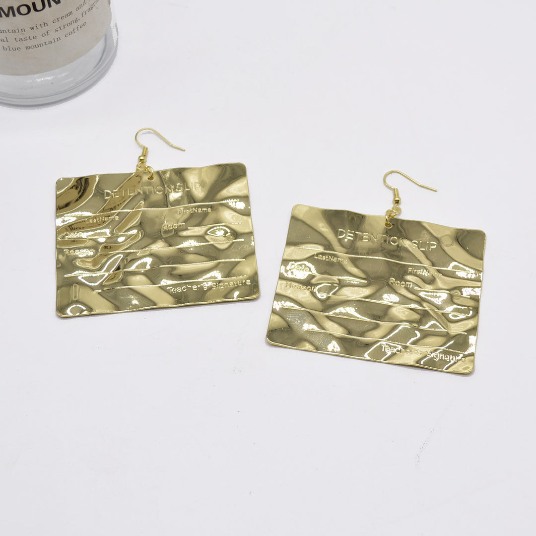 Boucles d'oreilles créoles à double couche texturée avec détail gravé – Akoma 