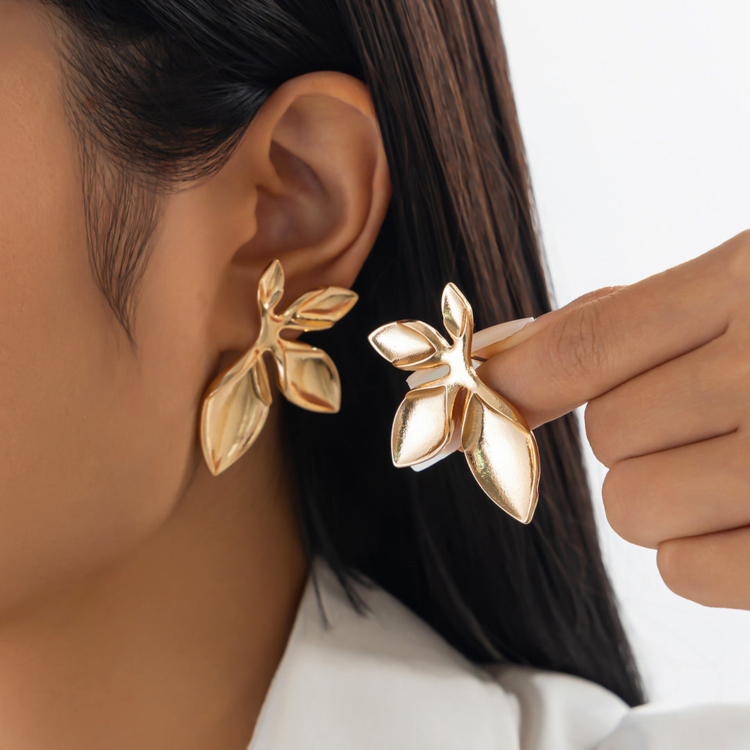 ribbon-shaped drop earrings with bow design – LUXA