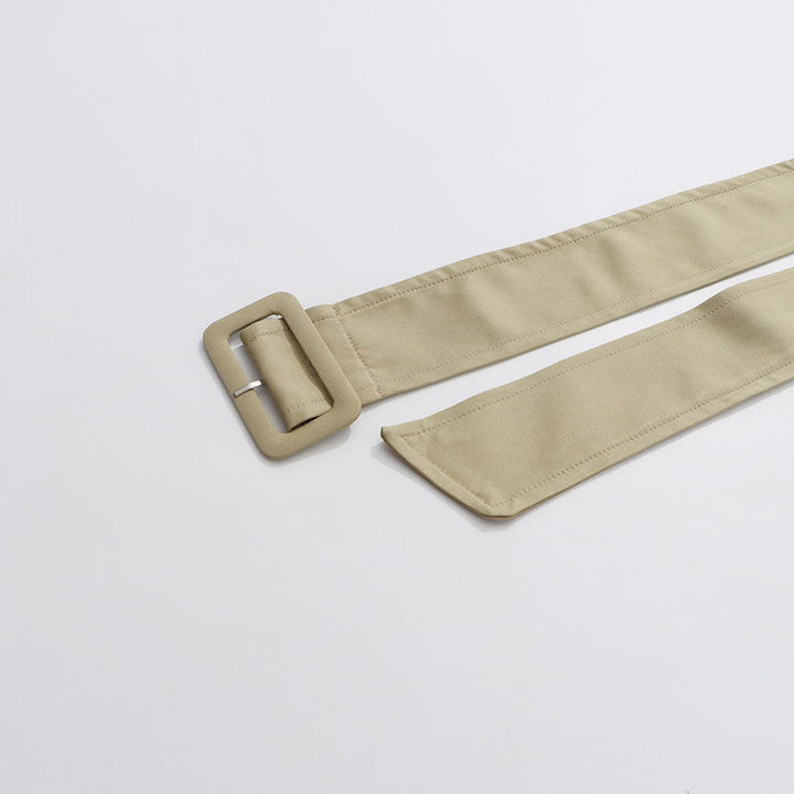 Plissiertes Oberteil mit ausgestellten Ärmeln und Maxirock-Set mit Taillengürtel – Rosiny 