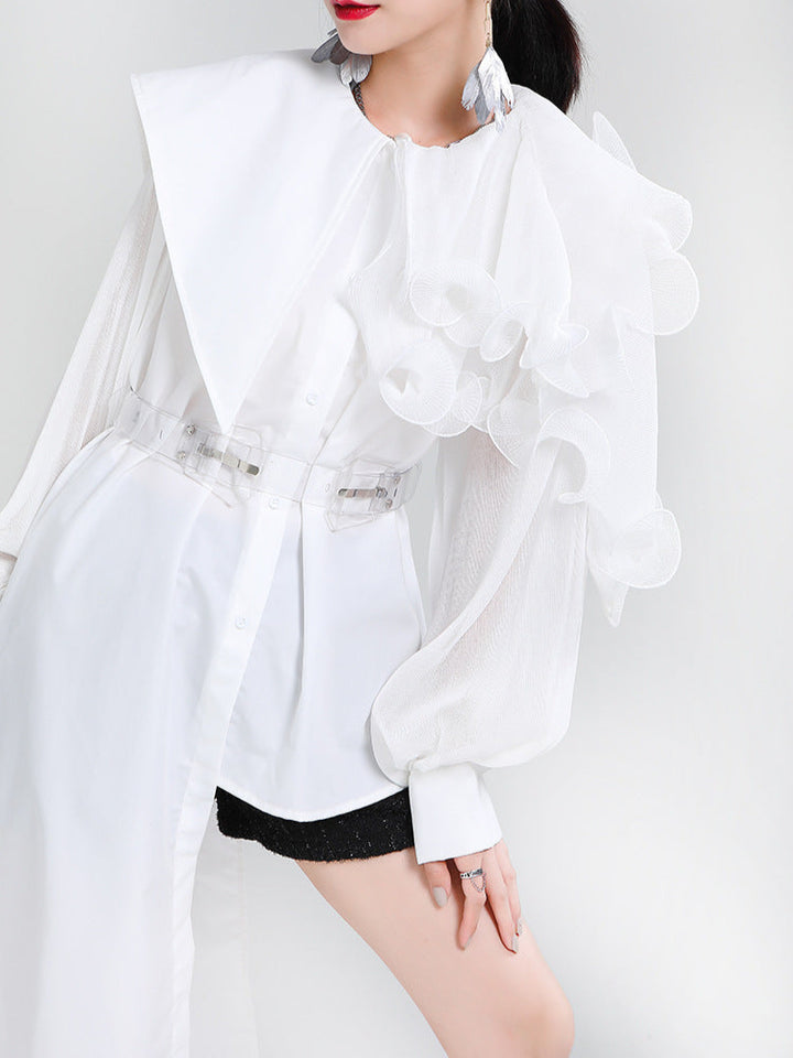 Ohrringe mit zweilagiger Textur und graviertem Detail – Akoma 