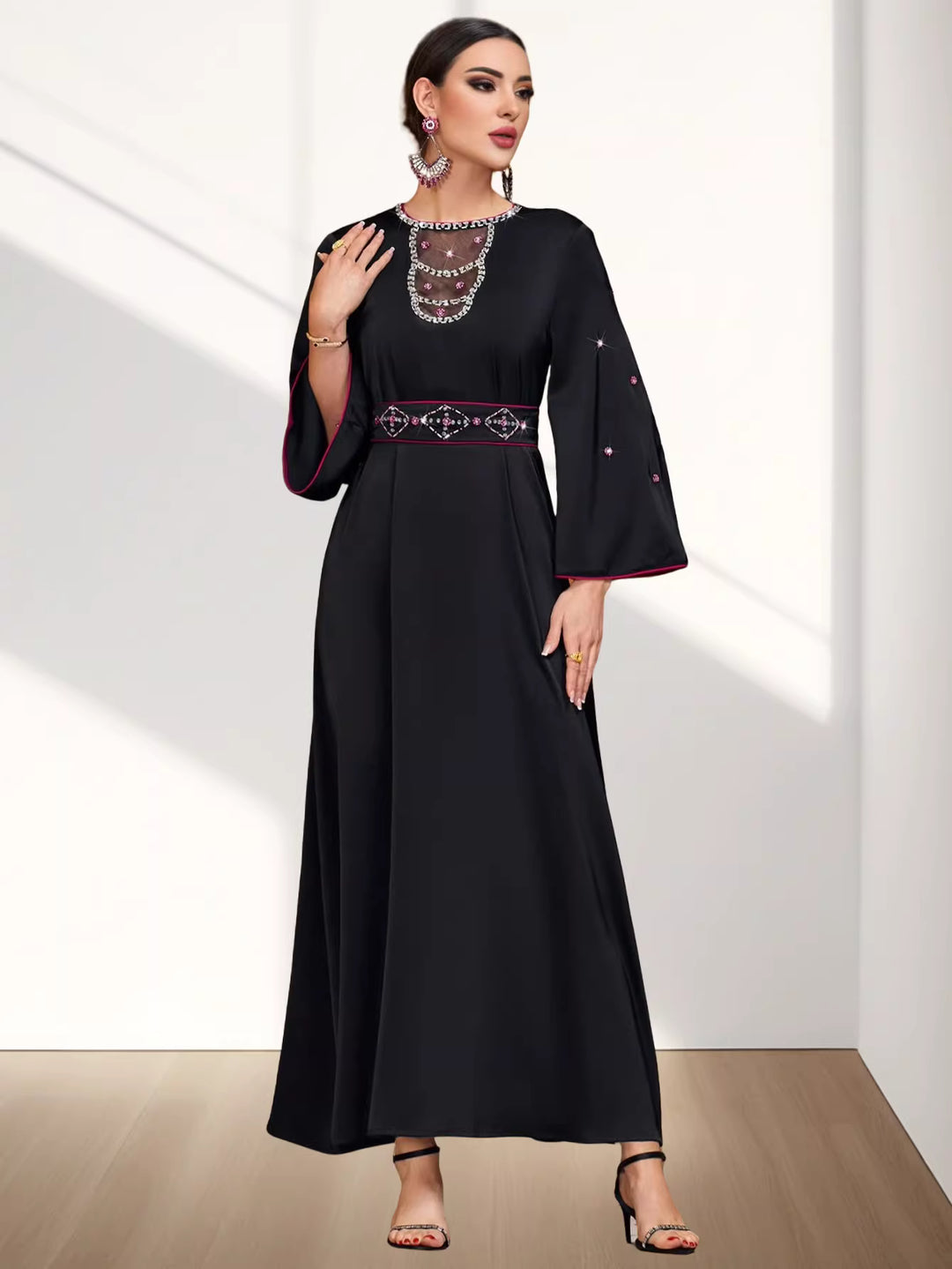 Sleeveless Elegant Maxi Dress – IRIS