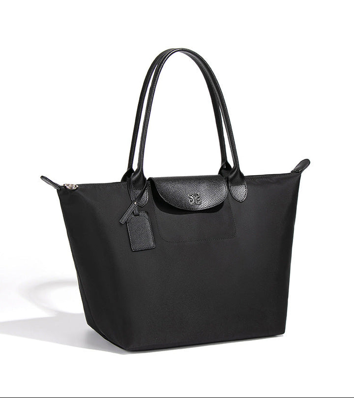 Classic Leather Tote Bag – NOIR