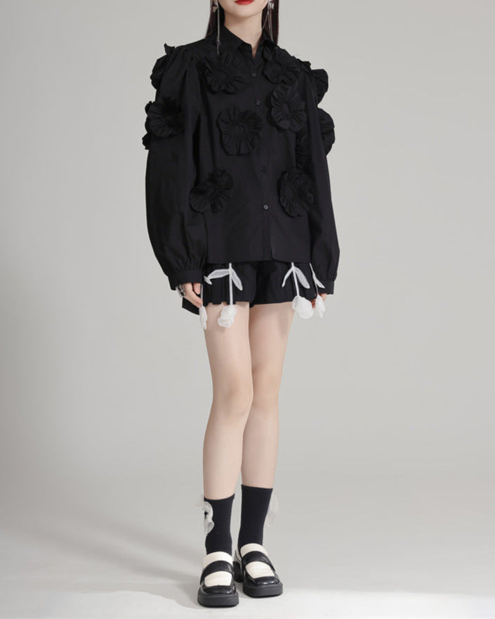 Dubbelgelaagde gestructureerde hoepeloorbellen met gegraveerd detail – Akoma 