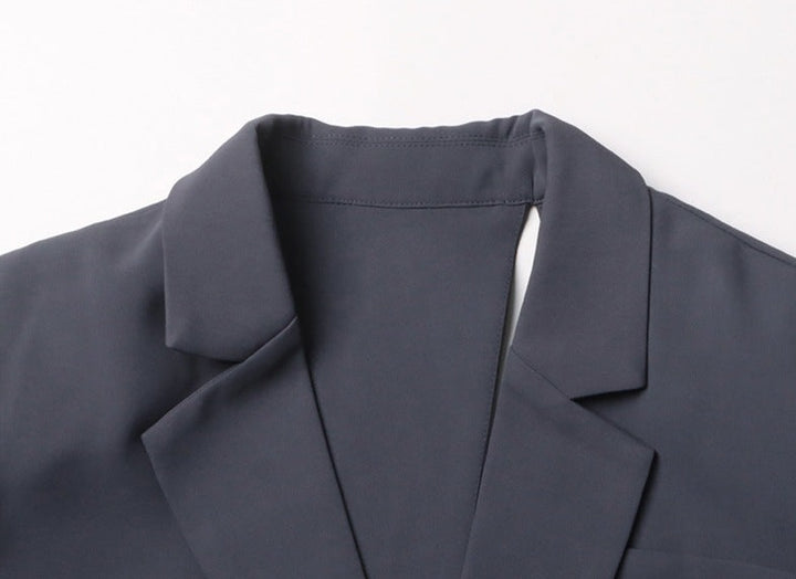 asymmetrical cut-out blazer with buckle detail - Flszkghf