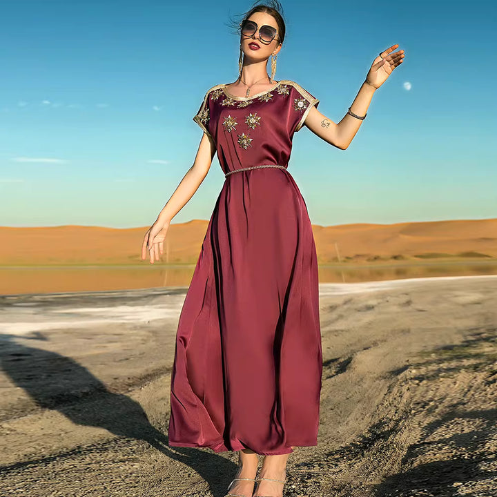 Long-Sleeve Elegant Maxi Dress – SELENE