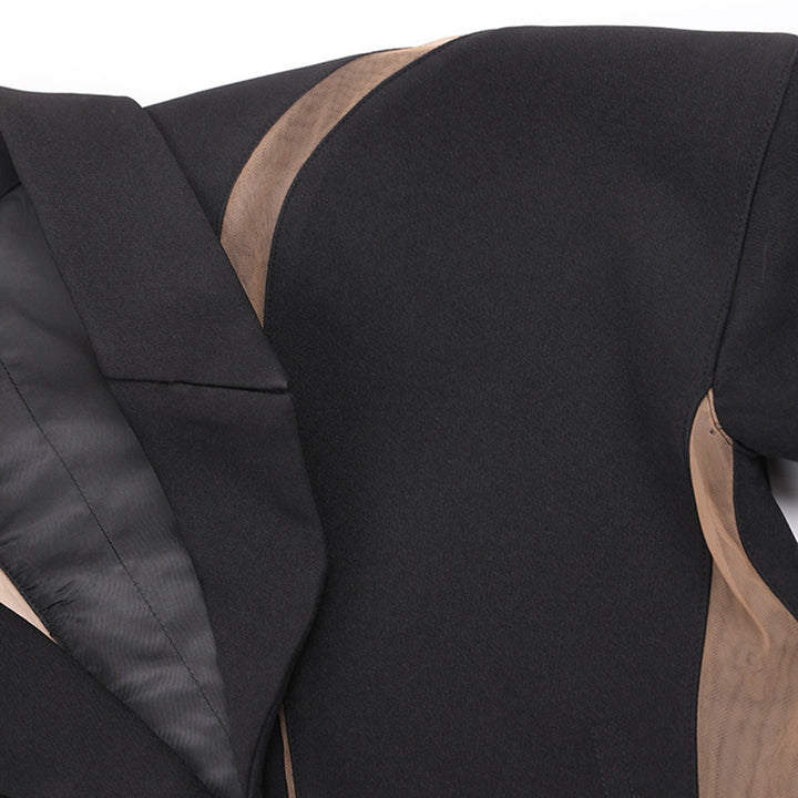 Plissiertes Oberteil mit ausgestellten Ärmeln und Maxirock-Set mit Taillengürtel – Rosiny 