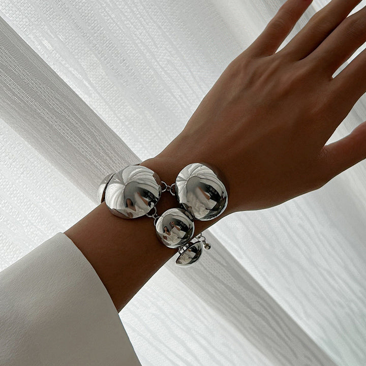 Chunky bubble bracelet with glossy finish - Suptra