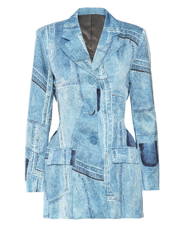 Geplooide top met uitlopende mouwen en maxi-rok set met tailleband – Rosiny 