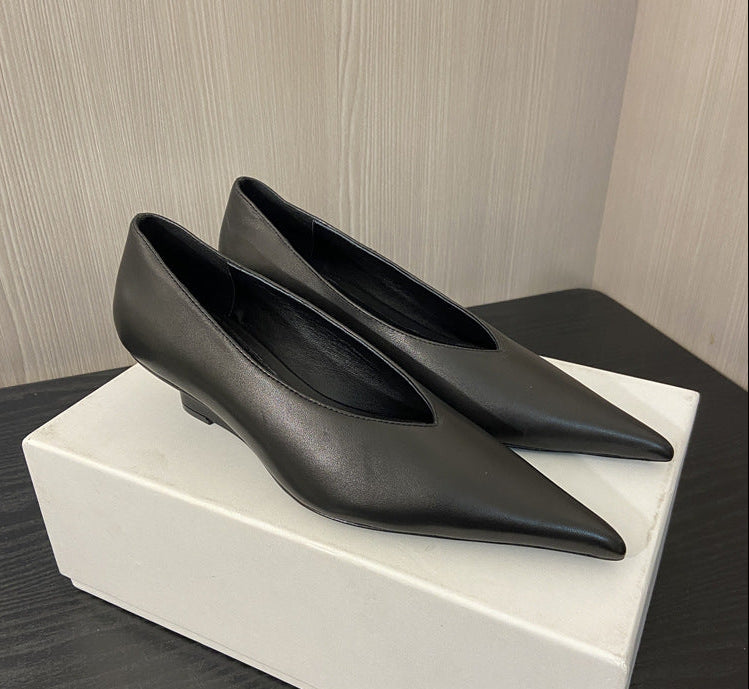 pointed patent slingback heels - LQNA