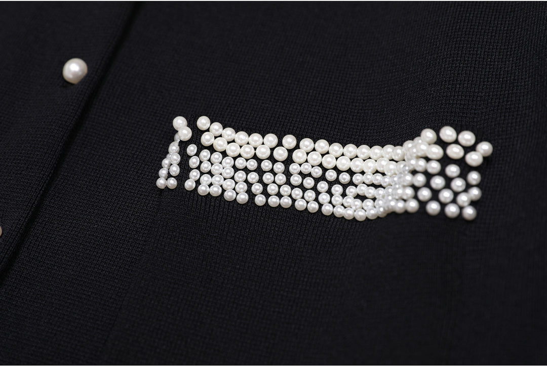 Haut à manches évasées plissées et ensemble jupe longue avec ceinture à la taille – Rosiny 